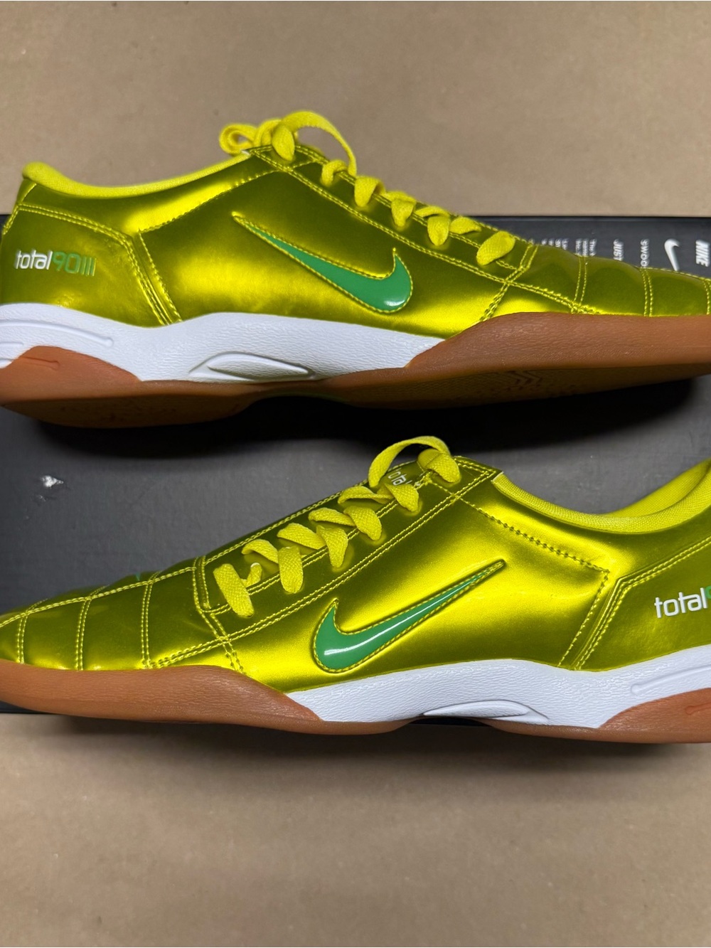 Nike Total 90 3 SP Dynamic Yellow Men’s sz 13 Soccer Shoes NEW